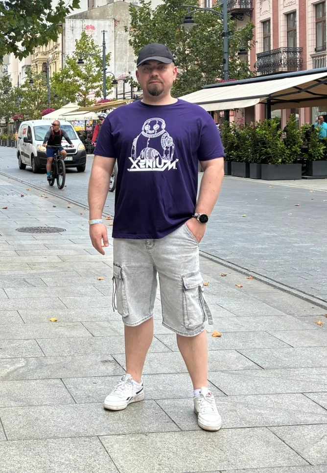 Raf Bielec at Xenium 2025 demoparty in Łódź